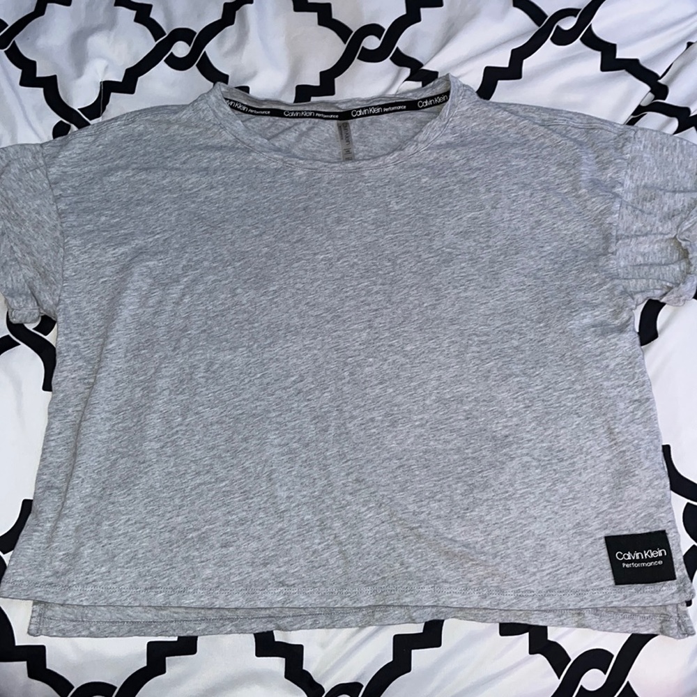 Calvin Klein Performance Gray Short Sleeve T-Shirt